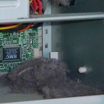 Dust inside computer case