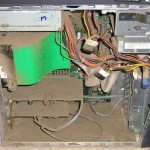 Very Dirty PC Case Interior